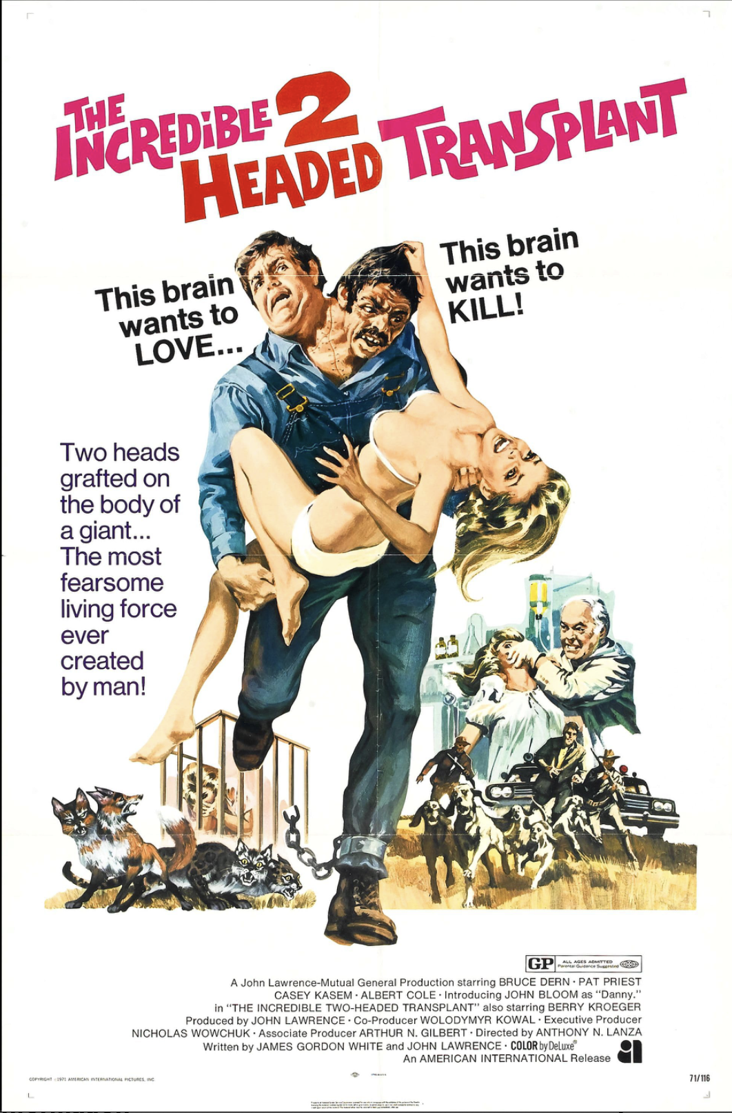 The Incredible 2-Headed Transplant (1971)